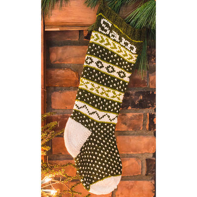 Stranded Colourwork Christmas Stockings