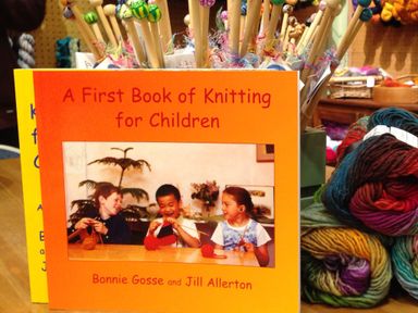 Our favourite book for teaching children to knit