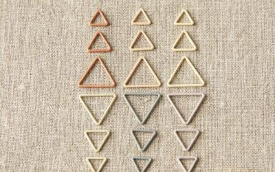 Shop Cocoknits Triangular Stitch Markers Earth Tones