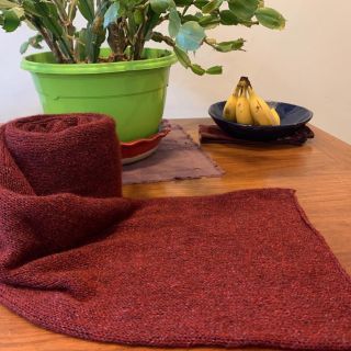 The Airplane Scarf - Stress Free Knitting Project