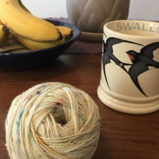 Hand Winding Yarn for Knitting Socks