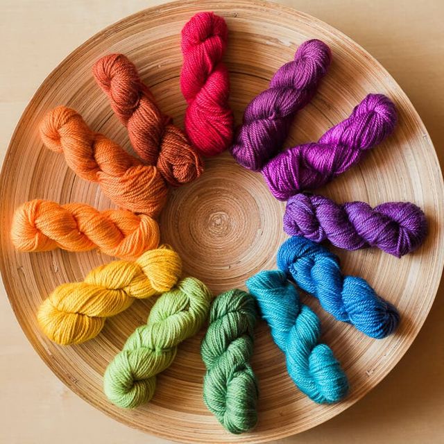 Prismatic Mini-Mini Yarn Set © SweetGeorgia Yarns