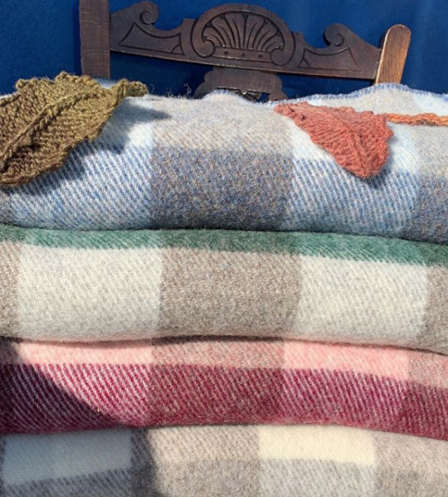 Wool Blankets from PEI Arrived | Three Bags Full Yarn Store - Vancouver ...