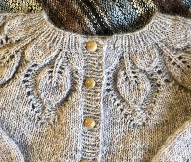 Lille Dahlia Cardigan Finished