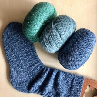 Boot Socks in Rowan Yarn