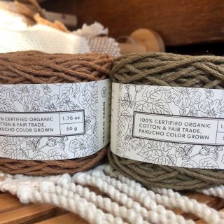 Two New Shades of Vegan Yarn Pakucho Cotton