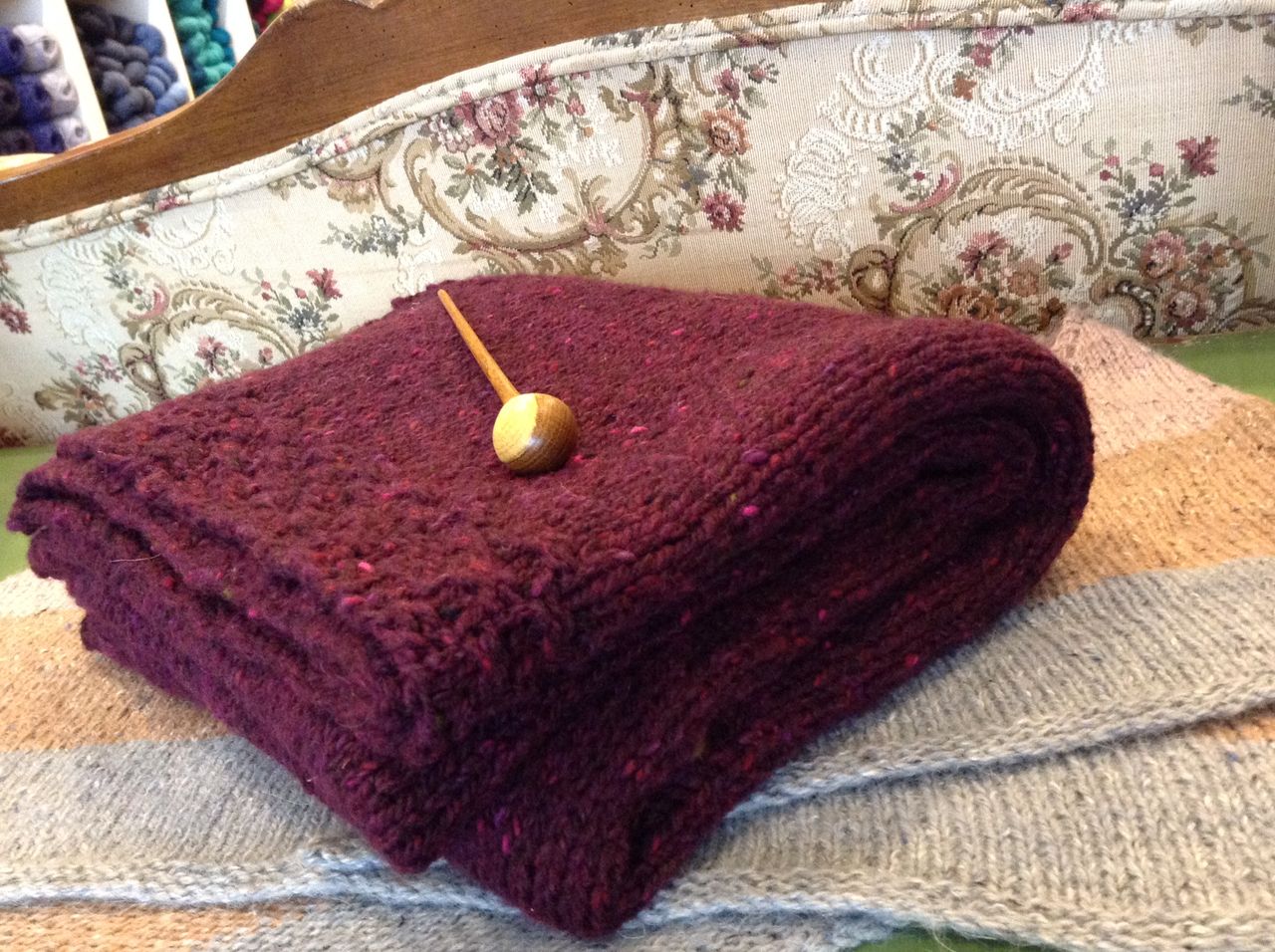 Reader's Wrap with Shawl Pin