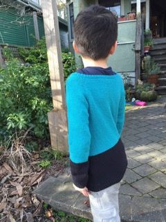 Sock Yarn Sweater in Cobasi