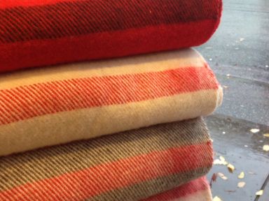 Canadian-made wool blankets--doubles