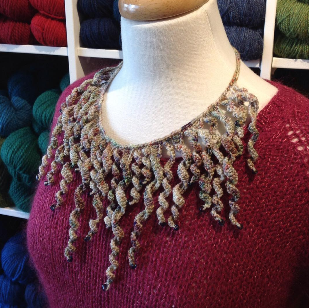 Koigu Crocheted Necklace