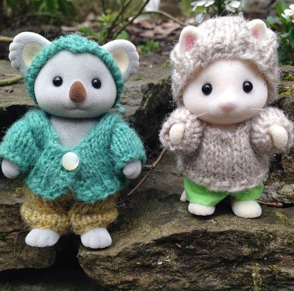 Miniature Knitting for Calico Critters