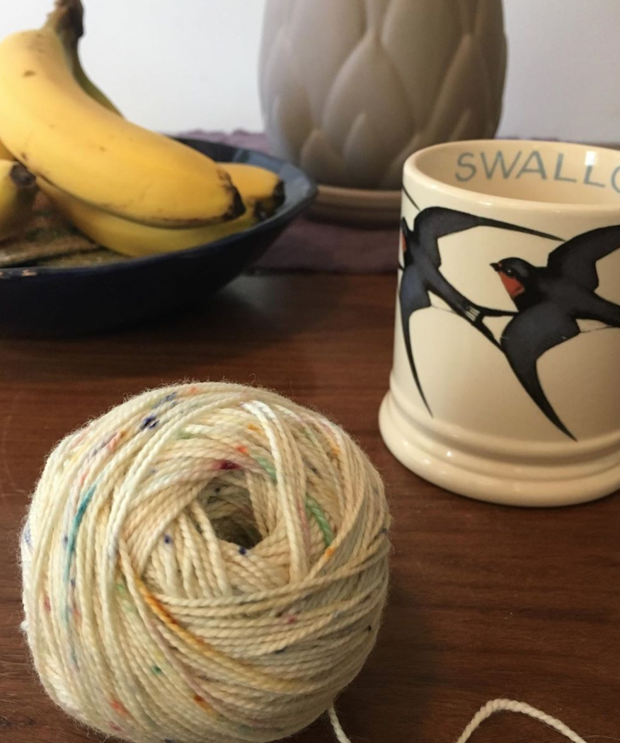 Hand Winding Yarn for Knitting Socks