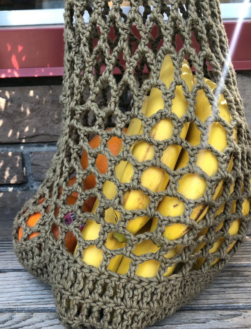 Crocheted Grocery Bags