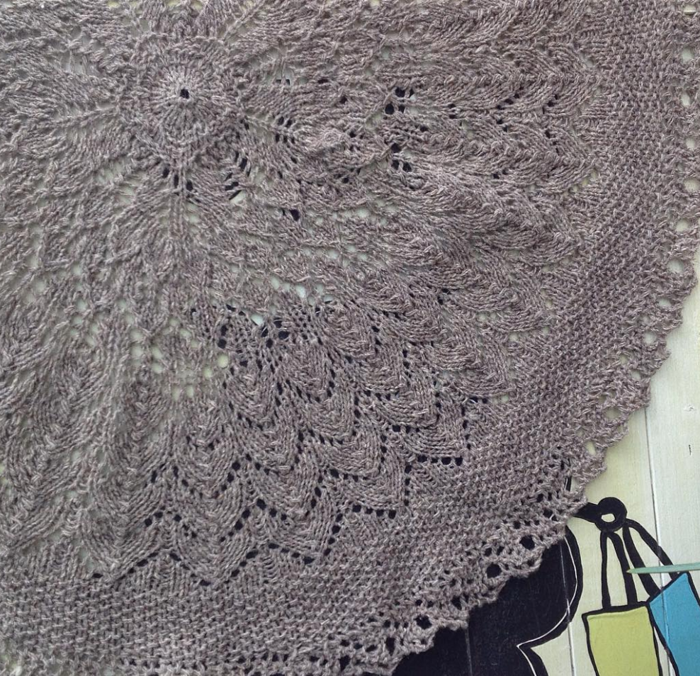 Pi Shawl with Moeke Yarns