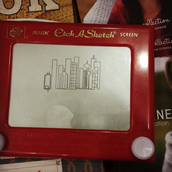 Etch-A-Sketch Artwork