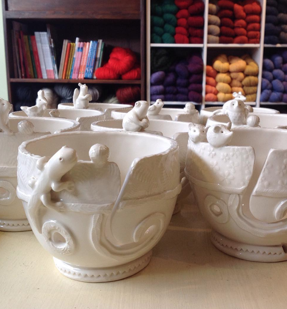 New Porcelain Yarn Bowls