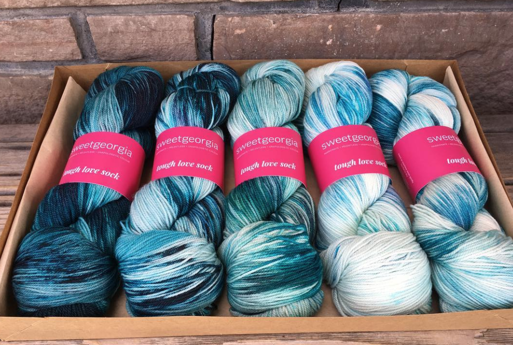 Sweet Georgia Fading Point Yarn Sets Arrived