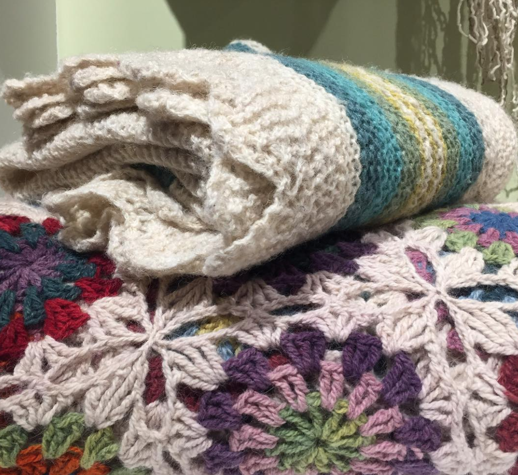 Knitting or Crocheting Blankets