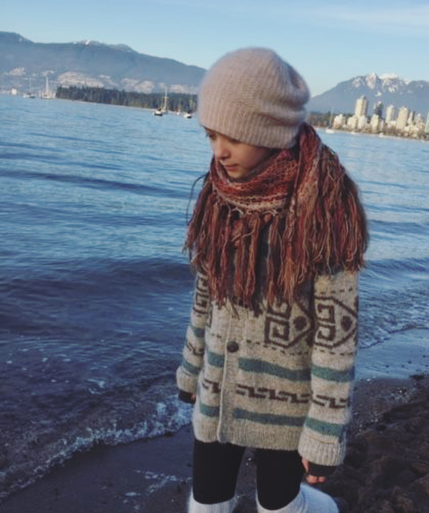 Walk on the Beach in Woollens