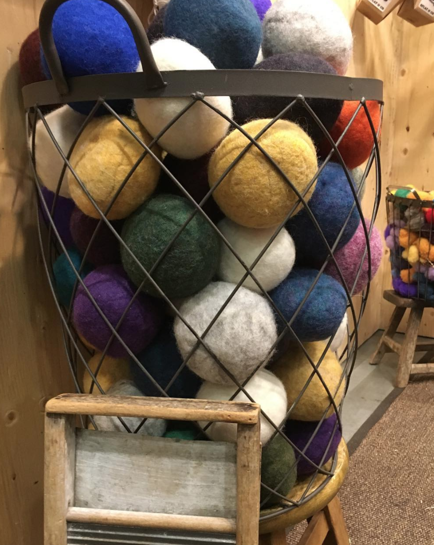 Dryer Balls at the Circle Craft Christmas Market