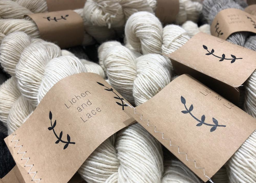 Lichen and Lace Rustic Heather Sport Just Arrived