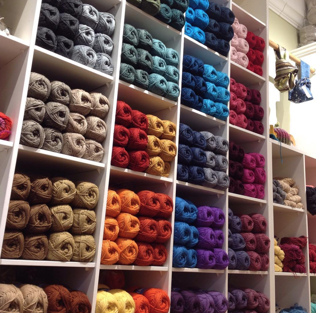 New Wall of Berroco Yarn Ultra Wool