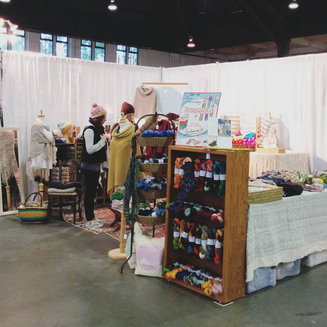 Three Bags Full Booth Knit City 2015