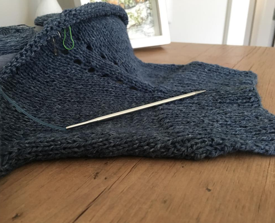 Starting the Hope Cardigan