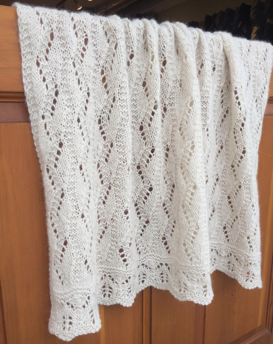 Estonian Lullaby Lace Baby Blanket