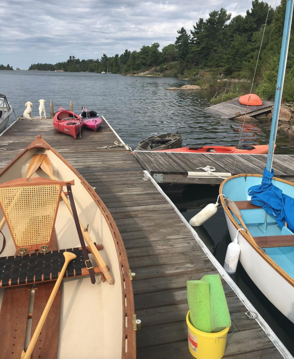 Kayaks After Rain Storm