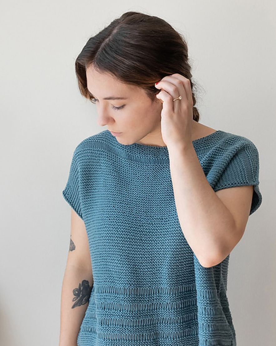 Simple Tee by Elizabeth Smith Knits