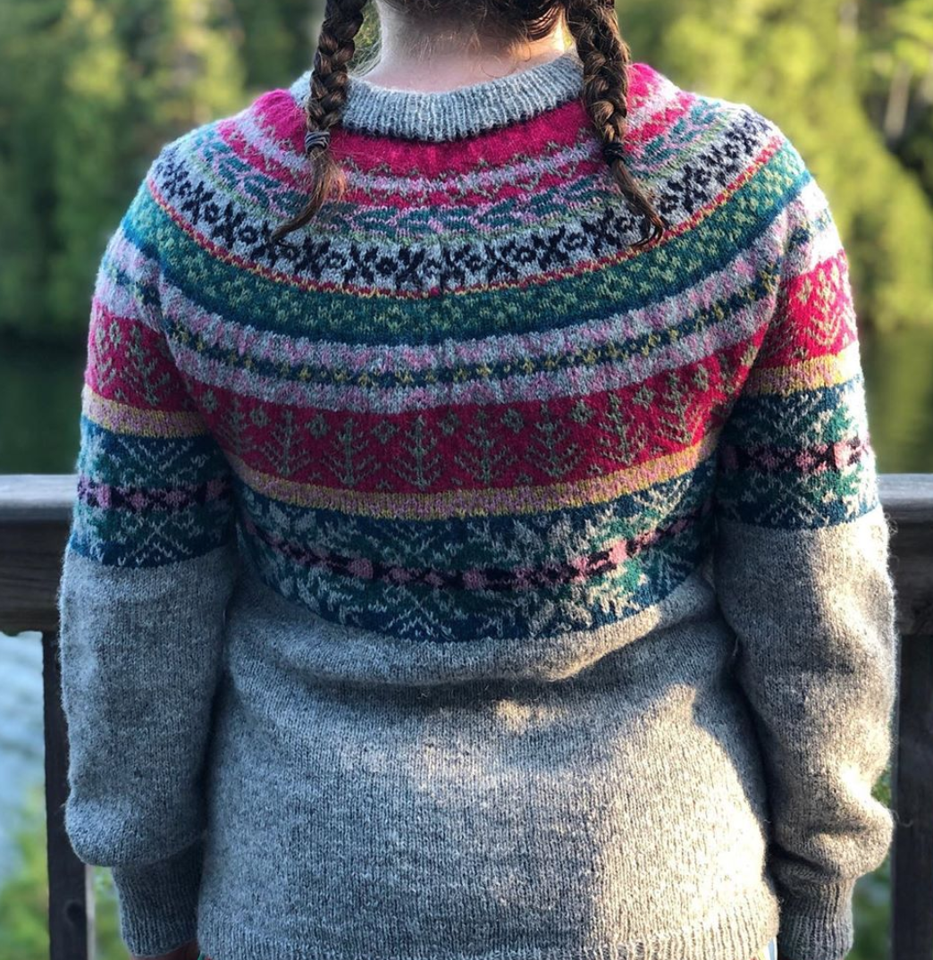 Lovage Sweater Finished Photos