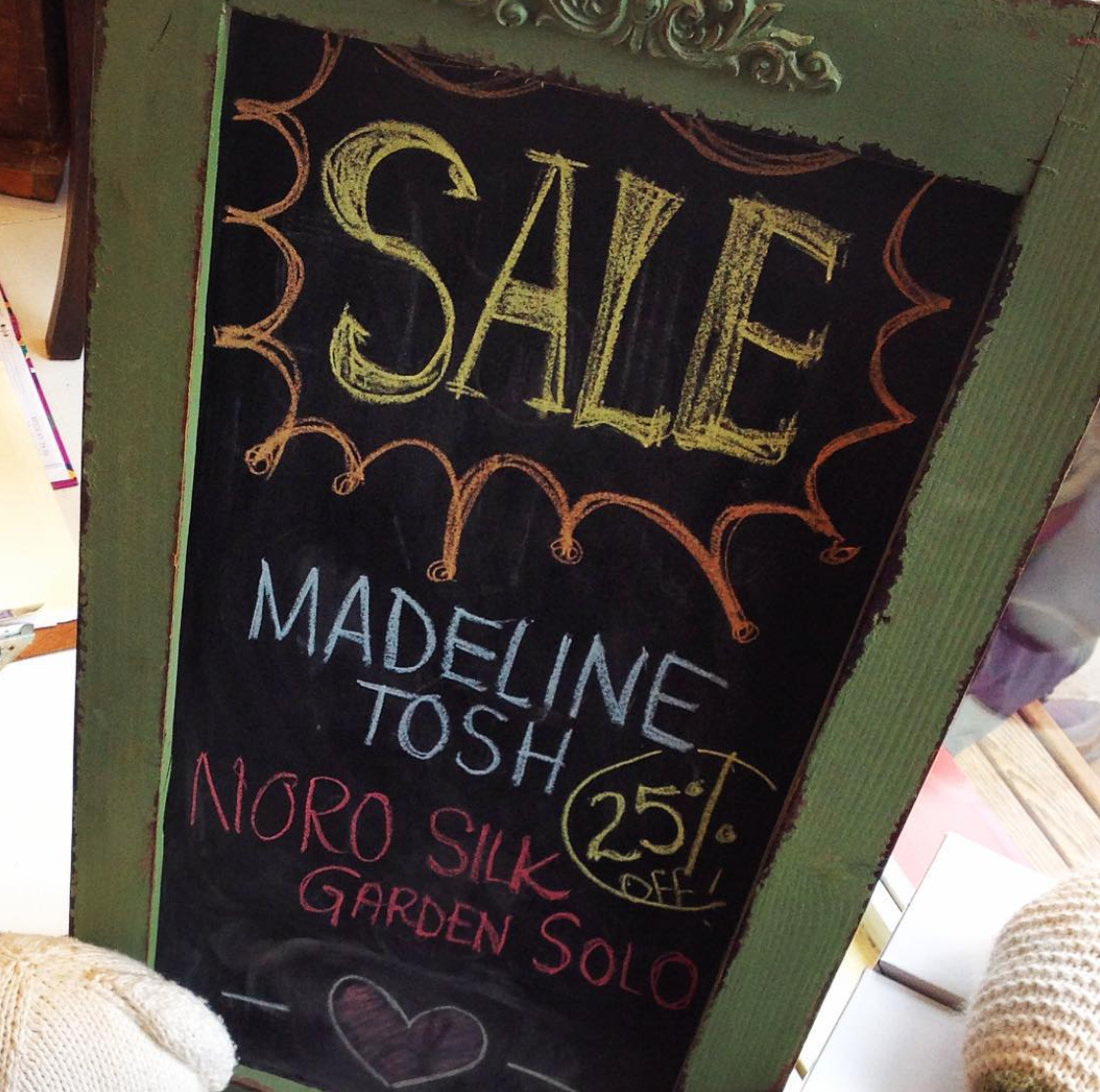 Madelinetosh DK & Noro Silk Garden Solo Sale 2015