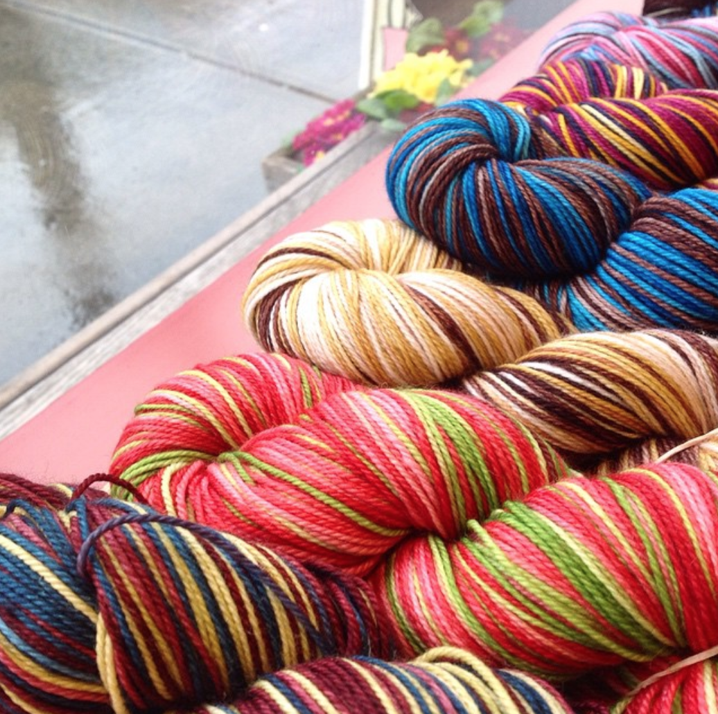 Self Striping Sock Yarn