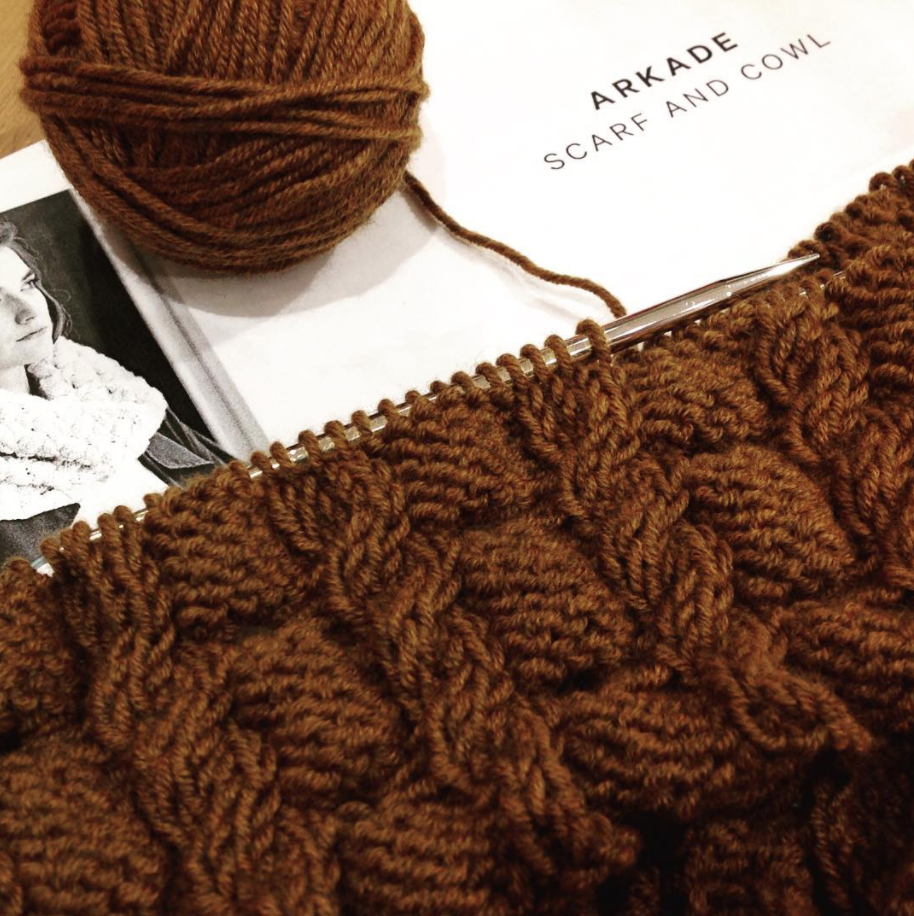 Arkade with Woolfolk Yarn