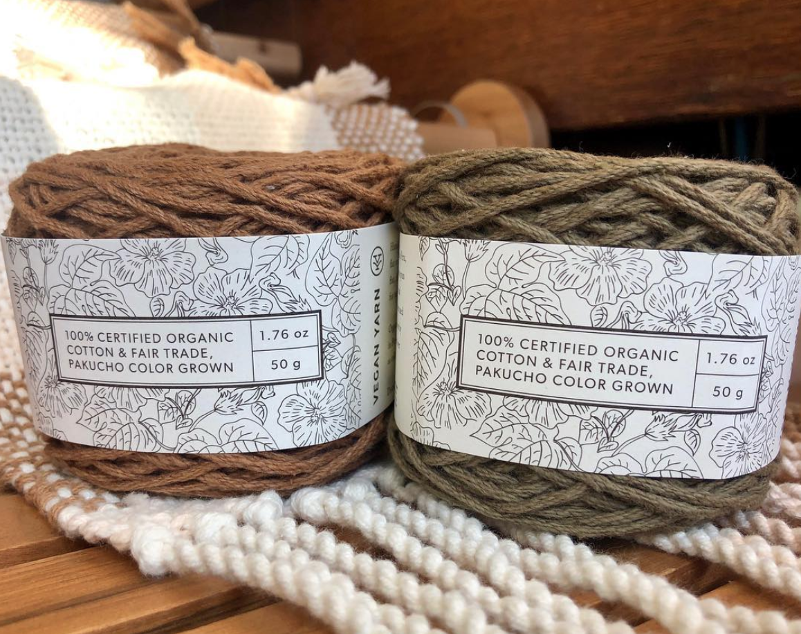 Two New Shades of Vegan Yarn Pakucho Cotton