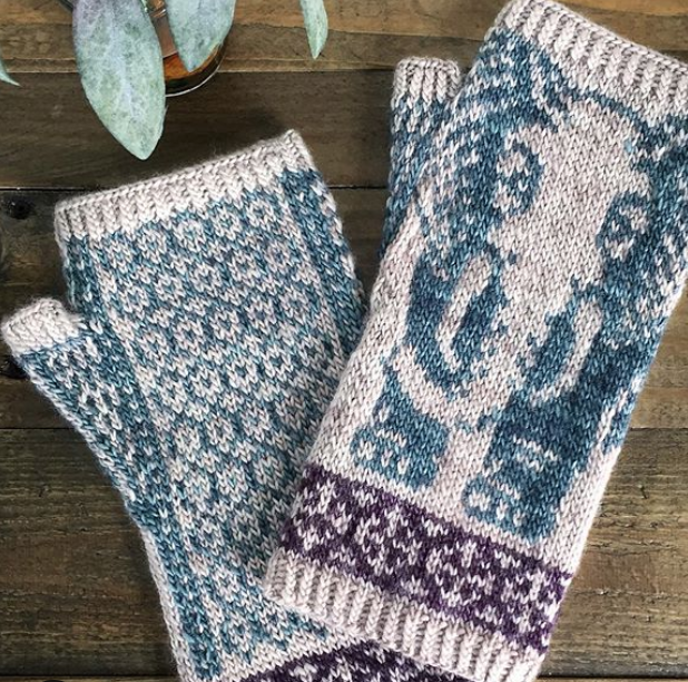 Fair Isle Fingerless Gloves Workshop 2019 Opening