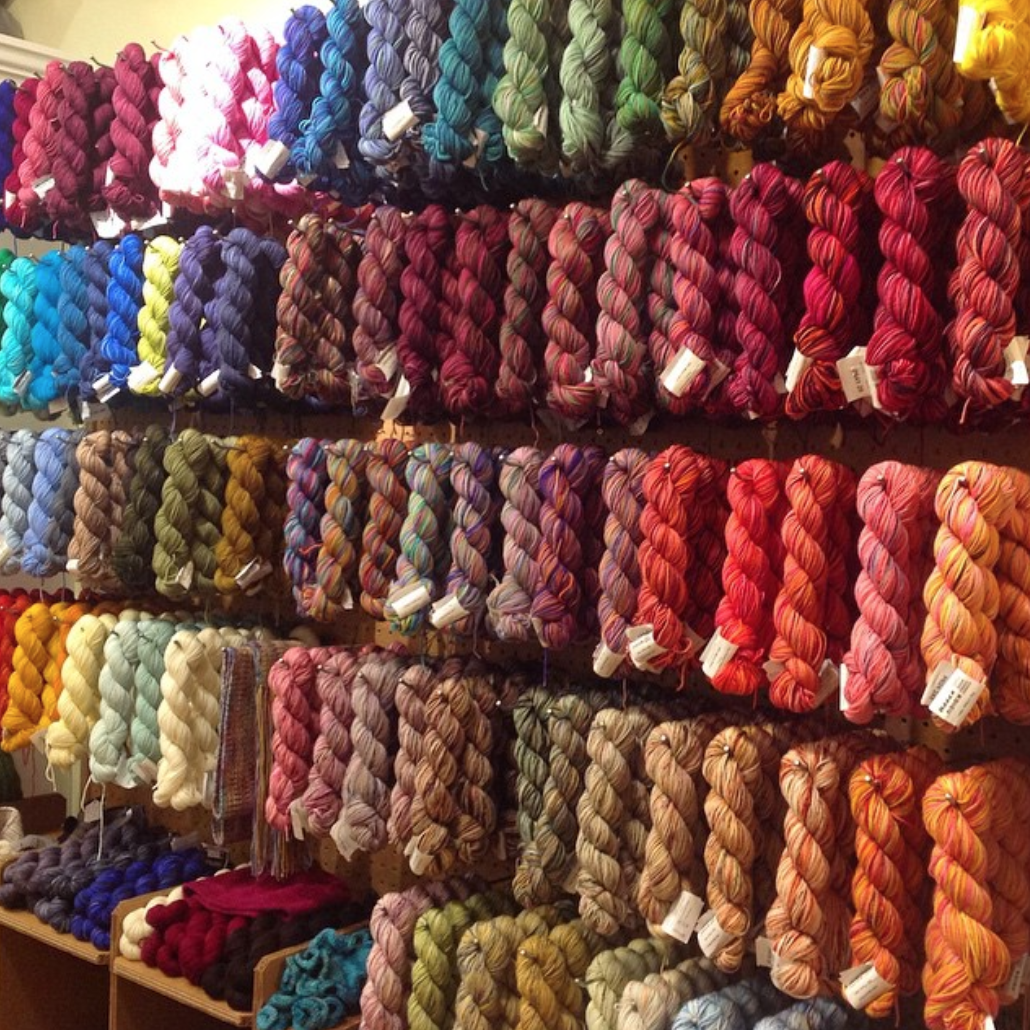 100 Shades on Koigu Wall