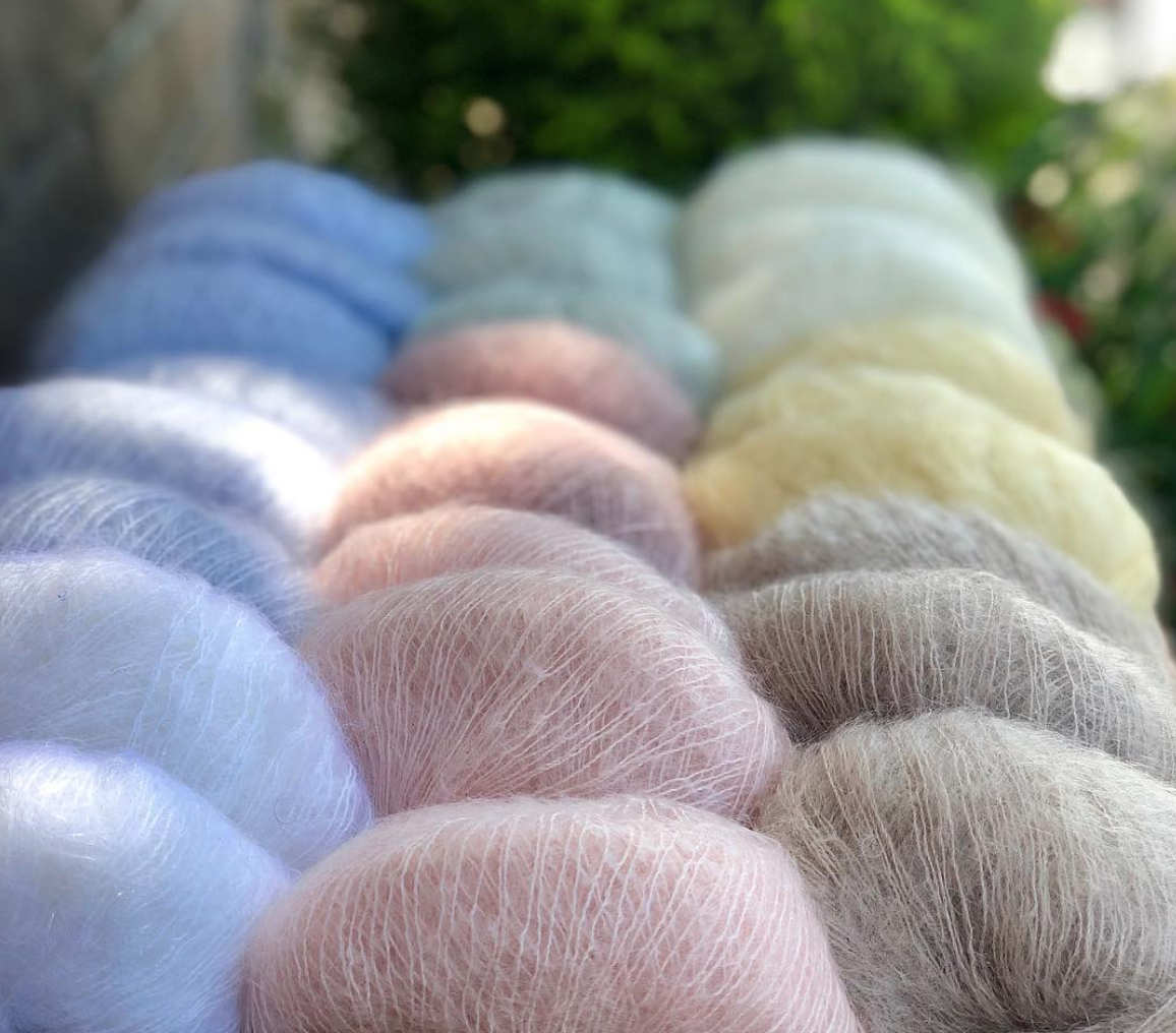 Rowan Yarns Kidsilk Haze in Springtime Colours