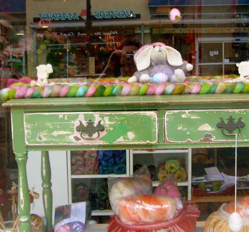 Come take a peek at our Easter window  . . .