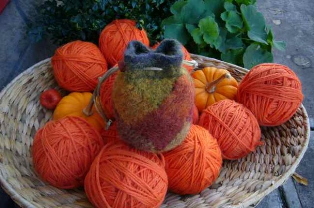 Orange Yarn