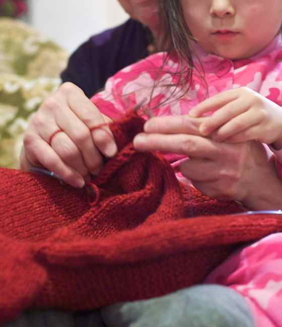 Knitting-in the New Year