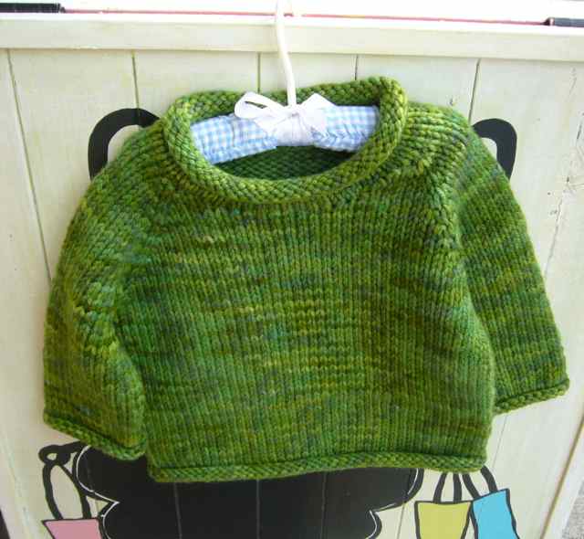 Groovy Green Sweater
