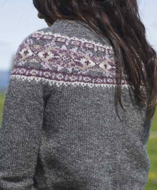 The Art of Fair Isle:  Knitting the Plum Frost Cardigan