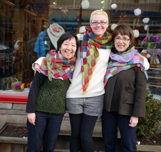 Silk Garden Sock Yarn and Entrelac - the perfect pairing!
