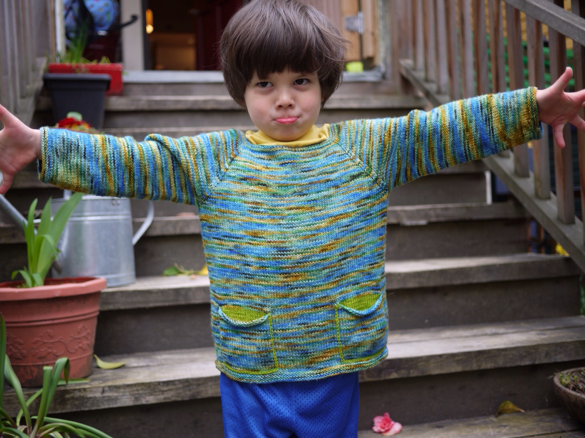 Sock Yarn Sweater Redux