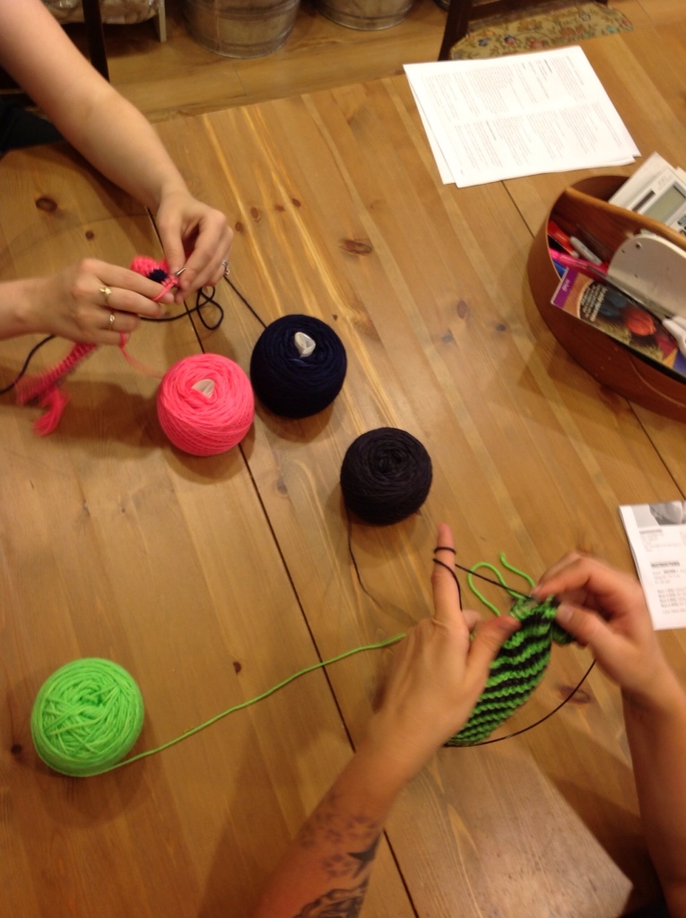 TBF Goes Crazy Knitting With Neon