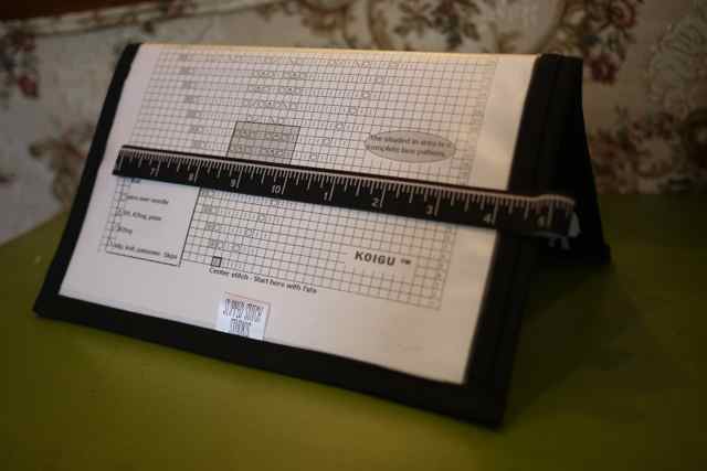 knitting chart holder